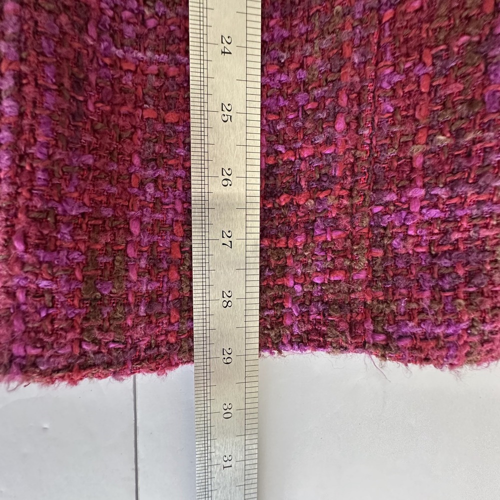 Coldwater Creek Purple Tweed Buttons‎ Jacket Blazer Womens 18 Old Money Preppy - Picture 13 of 13